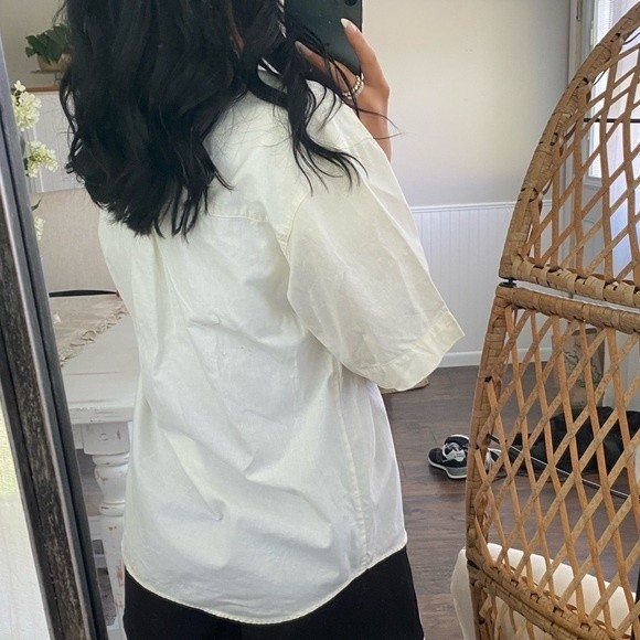 Vintage Cream Button Down Shirt - Picture 4 of 7